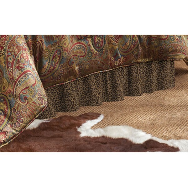 Hiend Accents Leopard Bedskirt