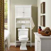 Lydia Wood Space Saver Cabinet- White