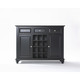 preview thumbnail 3 of 3, Cambridge Buffet Server / Sideboard Cabinet with Wine Storage in Black Finish