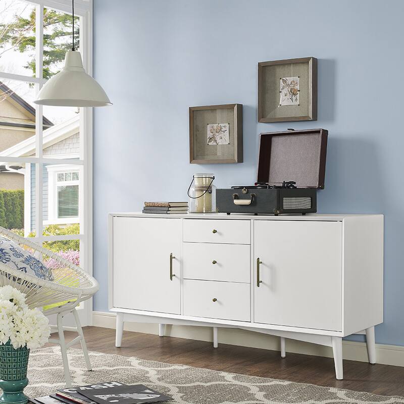 Landon White Finish Sideboard - 57"W x 19"D x 30"H