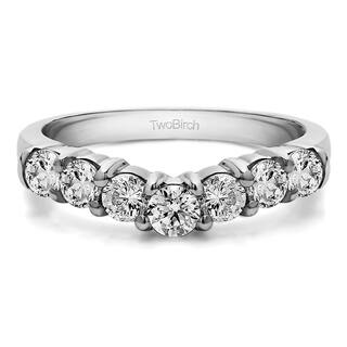 10k gold contour style anniversary wedding ring mounted with diamonds g h i2 i3 - Overstock Wedding Rings 10k gold contour style anniversary wedding ring mounted with diamonds g h i2 i3 - Overstock Wedding Rings