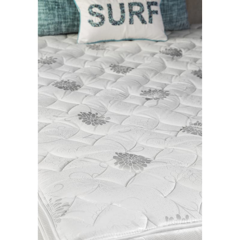 Lone Contemporary White 9-inch Cal King Euro Top Mattress by Furniture of America