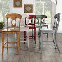 Eleanor Napoleon Back Wood Counter Chair (Set of 2) by iNSPIRE Q Classic