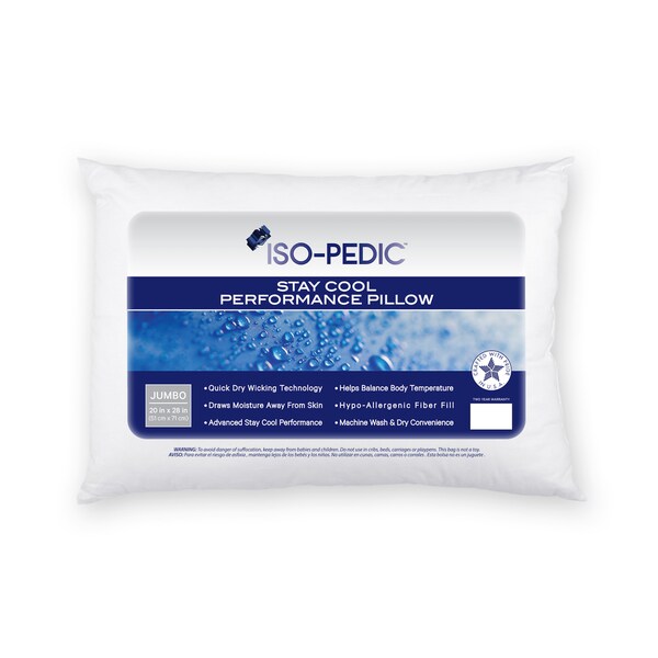Shop Slumber Shop ISO-PEDIC Stay Cool Performance Pillow (Set of 2 ...