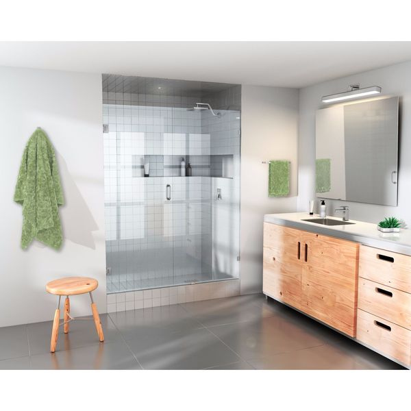 Glass Warehouse 78” x 34" Frameless Shower Door - Wall Hinge