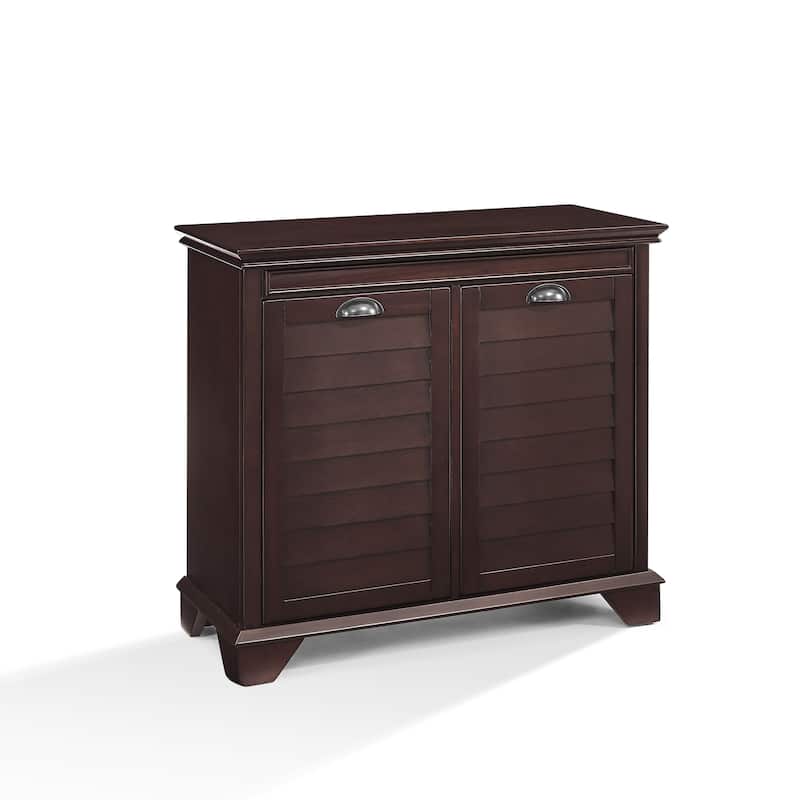 Crosley Lydia Espresso Linen Hamper