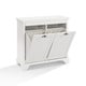 preview thumbnail 5 of 6, Crosley Lydia Linen Hamper in White