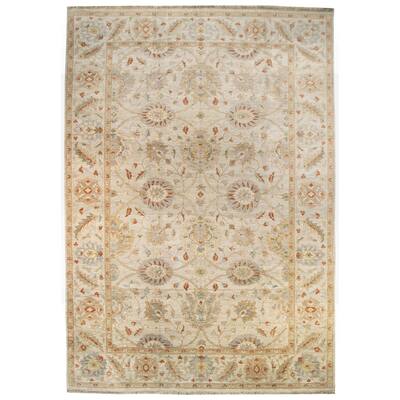 Wool Zeigler Rug (9' x 12'9'') - 9' x 12'9"