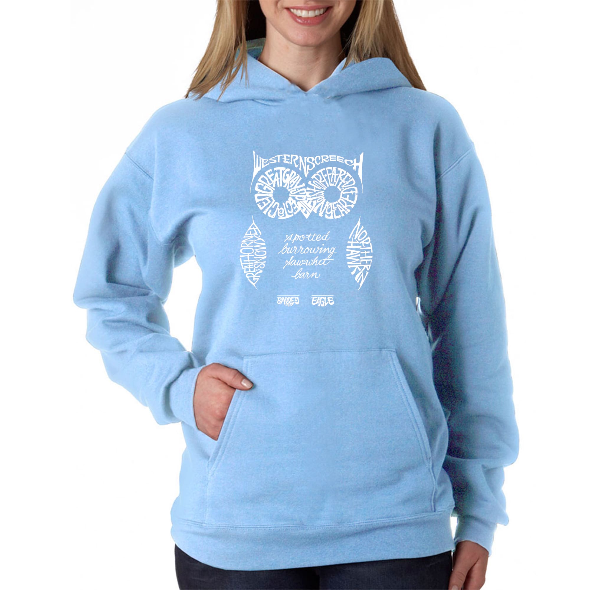 women's owl hoodie