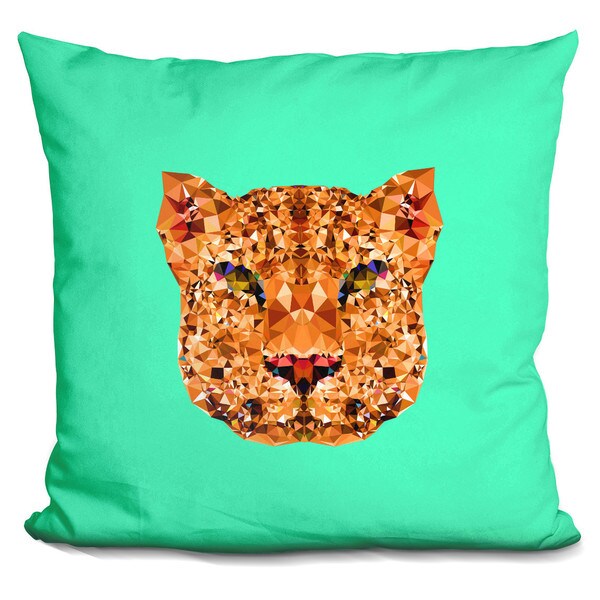 GEOMETRIC SQUIRREL THROW PILLOW