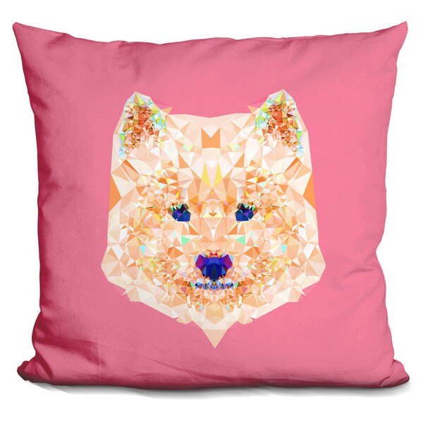 GEOMETRIC TIGER THROW PILLOW