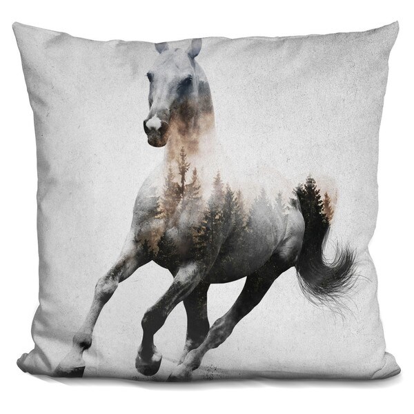 GEOMETRIC DACHSHUND THROW PILLOW