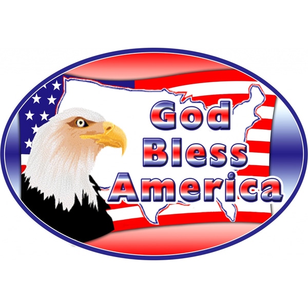 God Bless America Magnet For Car or Home