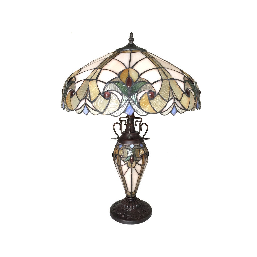 Liaison Tiffany Style Victorian Design 2 + 1-light Dark Antique