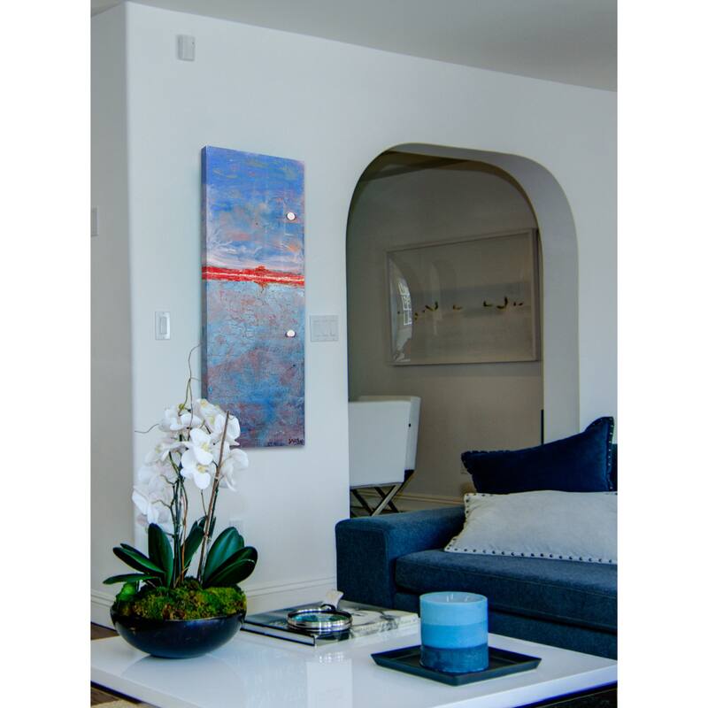 'Meet Me in the Sky' Painting Print on Wrapped Canvas - Multi-Color