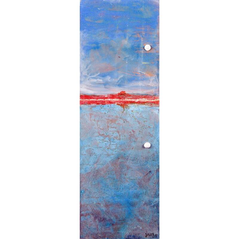 'Meet Me in the Sky' Painting Print on Wrapped Canvas - Multi-Color