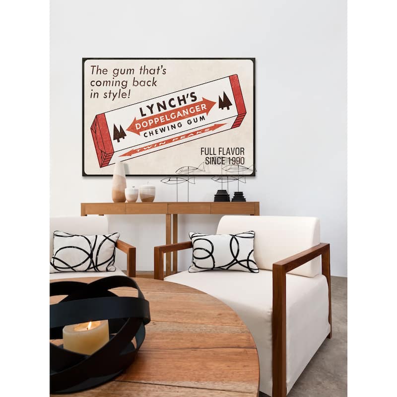 'Gums Back in Style Twin Peaks' Painting Print on Wrapped Canvas - Multi-Color