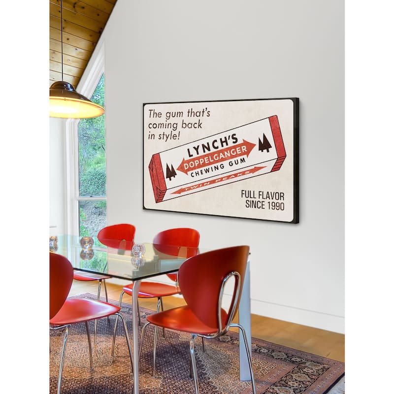 'Gums Back in Style Twin Peaks' Painting Print on Wrapped Canvas - Multi-Color