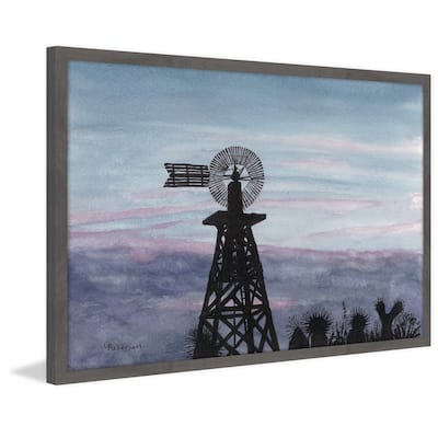 'Texas Sunset' Framed Painting Print