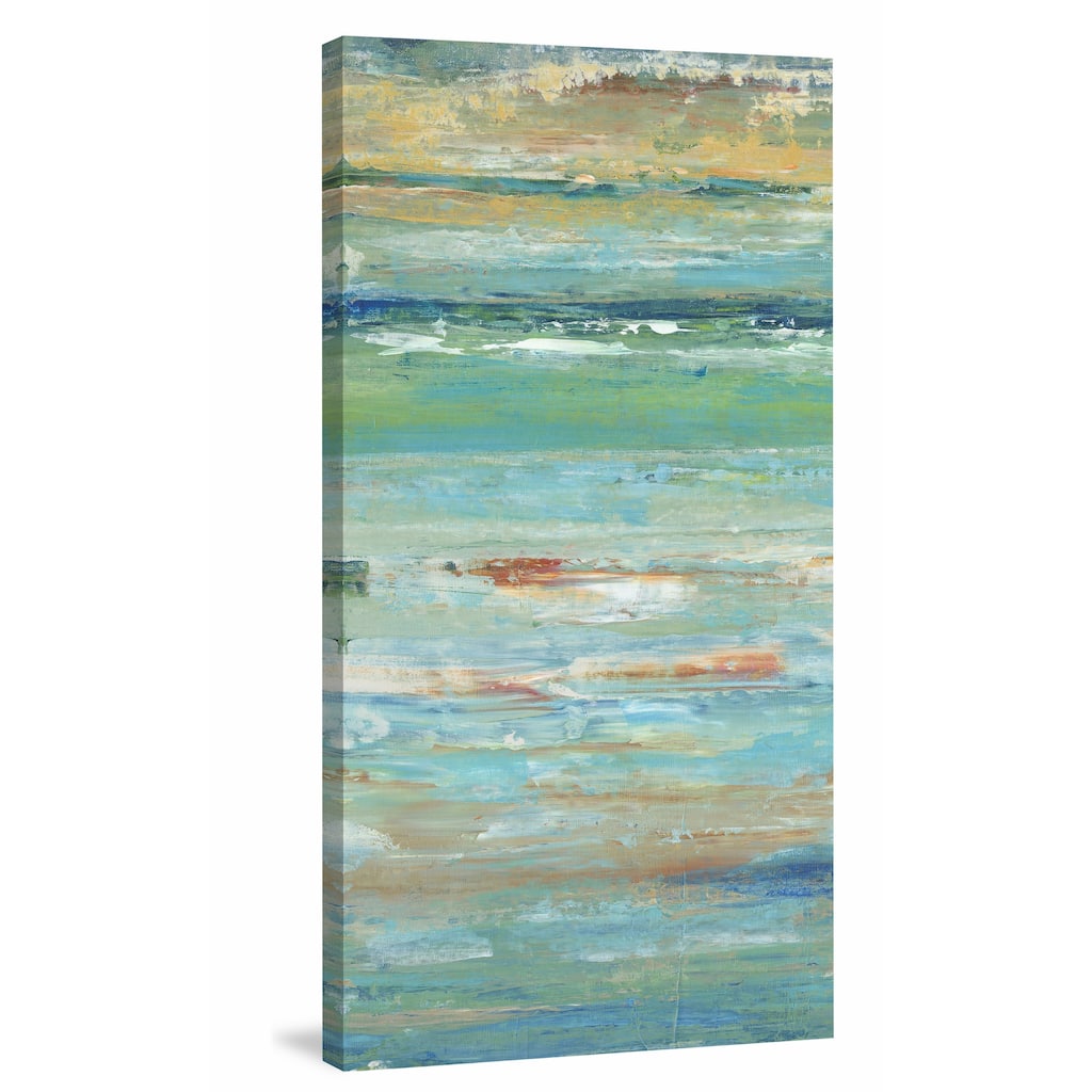 Riptide I' Painting Print on Wrapped Canvas - Multi-Color