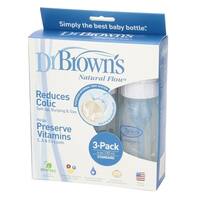 Dr. Brown's BPA Free Polypropylene 4-ounce Natural Flow Standard Neck Bottle