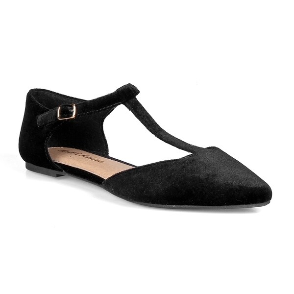 Shop Mark And Maddux Devin 02 T Strap Womens Pointed Toe Flats Free Shipping On Orders Over 7056