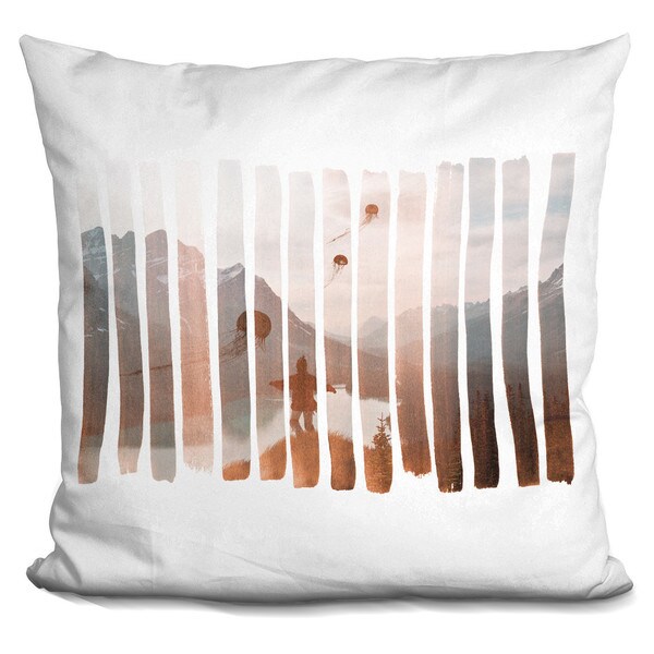 WATERCOLOR CAT THROW PILLOW