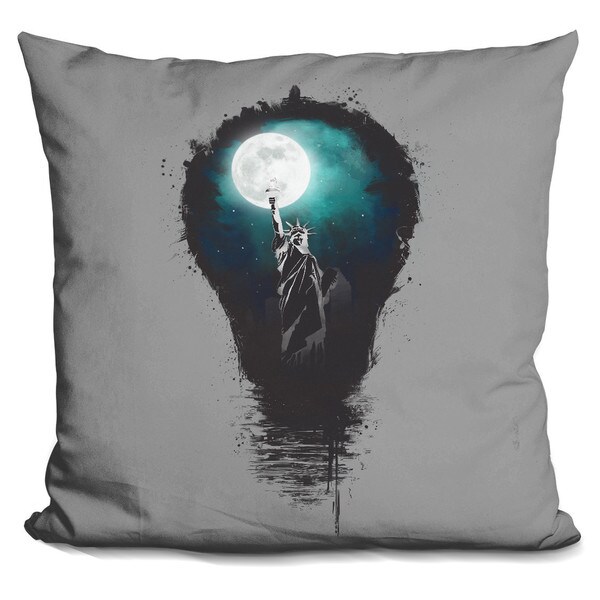 Balazs Solti 'Winter is boring' Throw Pillow