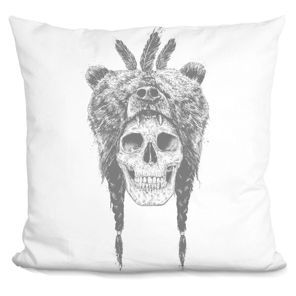 Balazs Solti 'The aviator' Throw Pillow