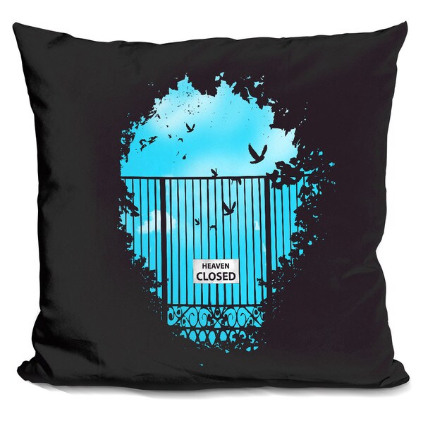 Balazs Solti 'Rebel dog yellow' Throw Pillow