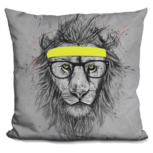 Balazs Solti 'Raining again' Throw Pillow