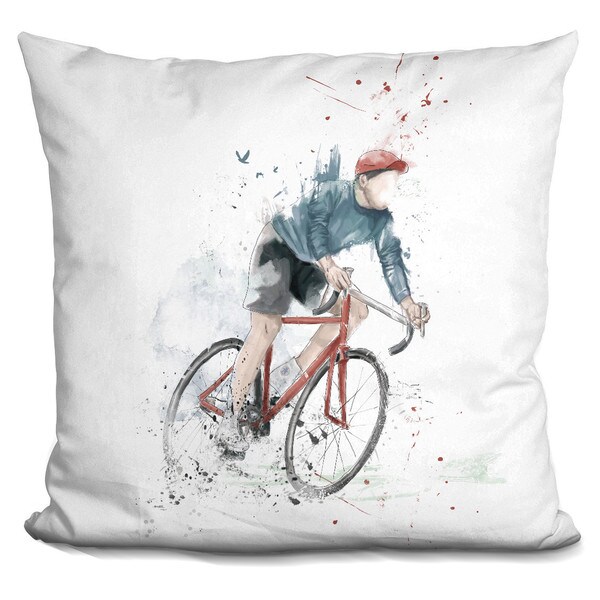 Balazs Solti 'Pop art skull' Throw Pillow