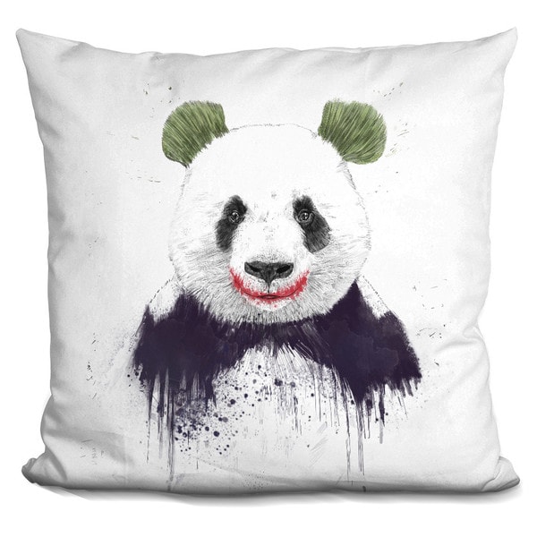 Balazs Solti 'My head is a jungle' Throw Pillow