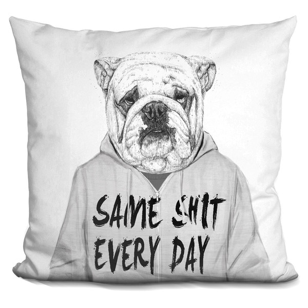 Balazs Solti 'Get the party started' Throw Pillow