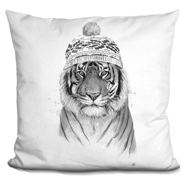 Balazs Solti 'Eye of the singer' Throw Pillow