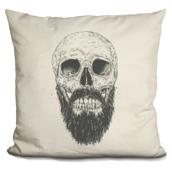 Balazs Solti 'Dead Lincoln bw' Throw Pillow