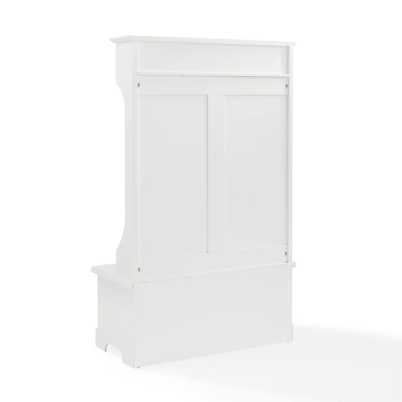 Campbell Classic White Wooden Hall Tree