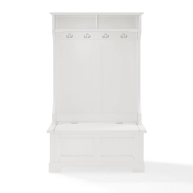 Campbell Classic White Wooden Hall Tree