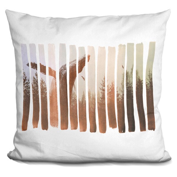 WHALE OUT OF WATER Throw Pillow