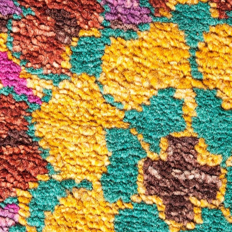 Yaden Pink Wool Hand-kKnotted Area Rug (8'1 x 10'3) - 8'1" x 10'3"
