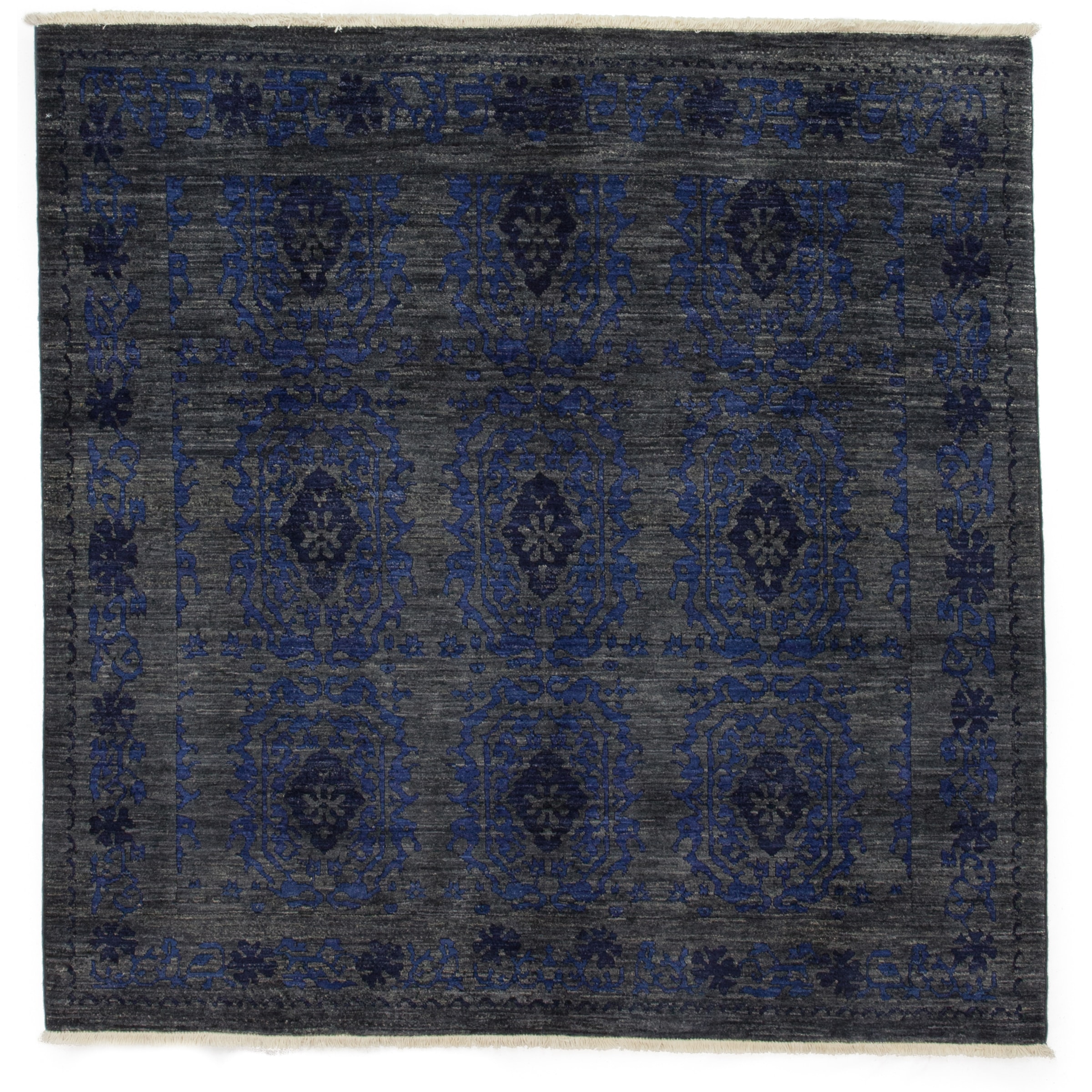 Overton Nurhaca Hand Knotted Area Rug (6'1" X 6'1") - 6'1" x 6'1" Square/Surplus