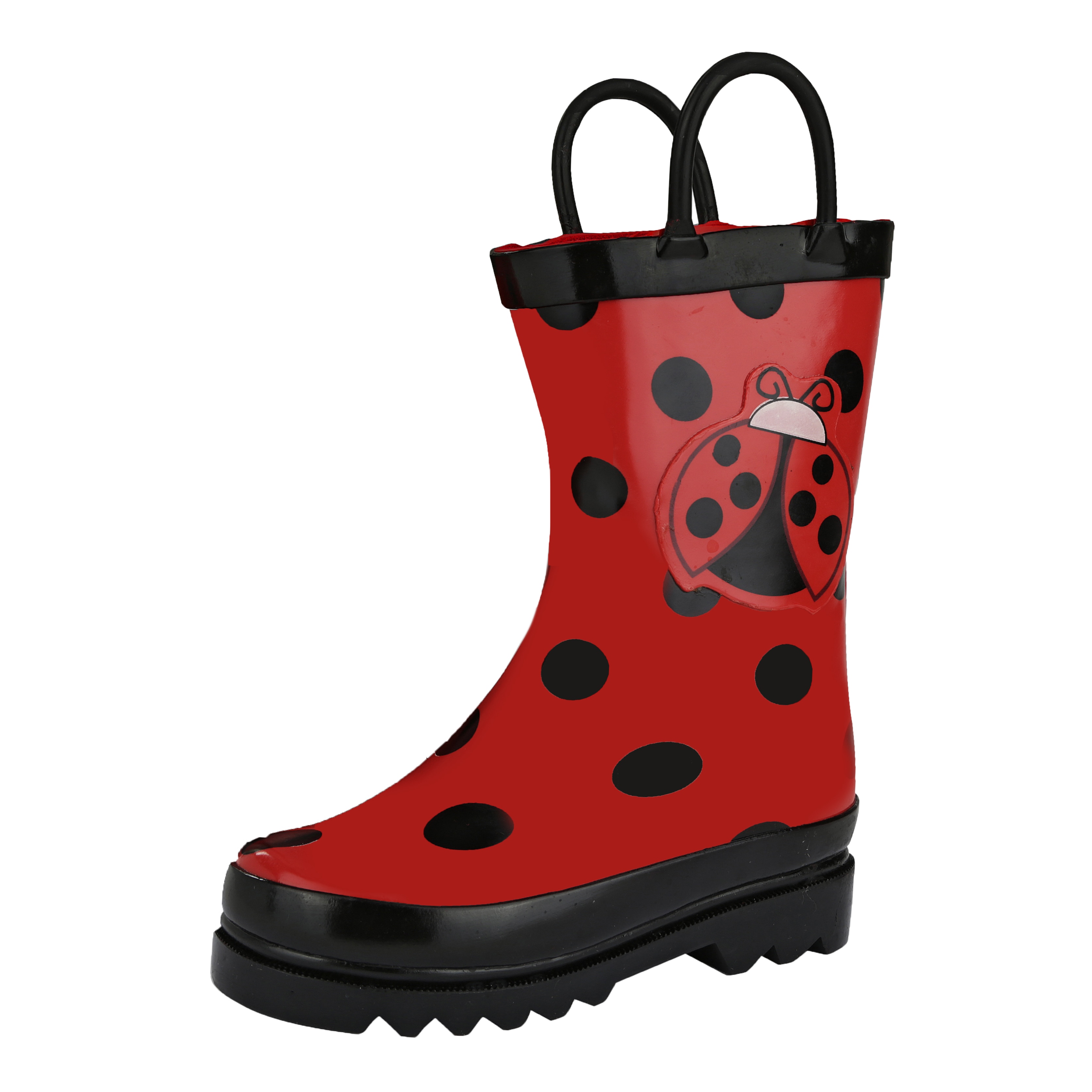 lady bug rain boots