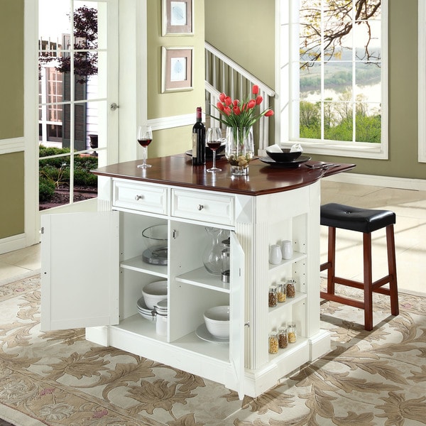 Breakfast bar with on sale storage and stools