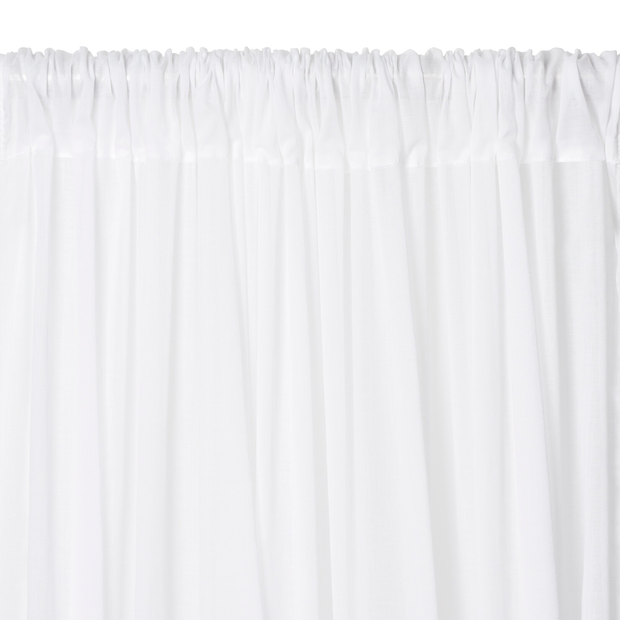 Shop Bianca Semi Sheer Window Curtain With Tassels Free Shipping