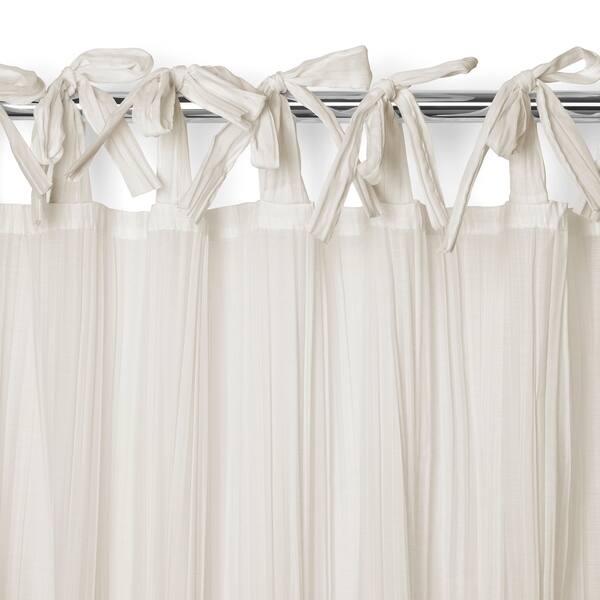 Shop Elrene Jolie Tie Top Curtain Panel Free Shipping On Orders
