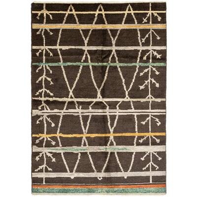 Dilif Hand Knotted Area Rug (6'2" X 8'9") - 6'2" x 8'9"/Surplus