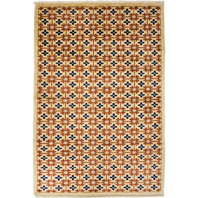 Taiqrah Hand Knotted Area Rug (6'8" X 9'10") - 6'8" x 9'10"/Surplus