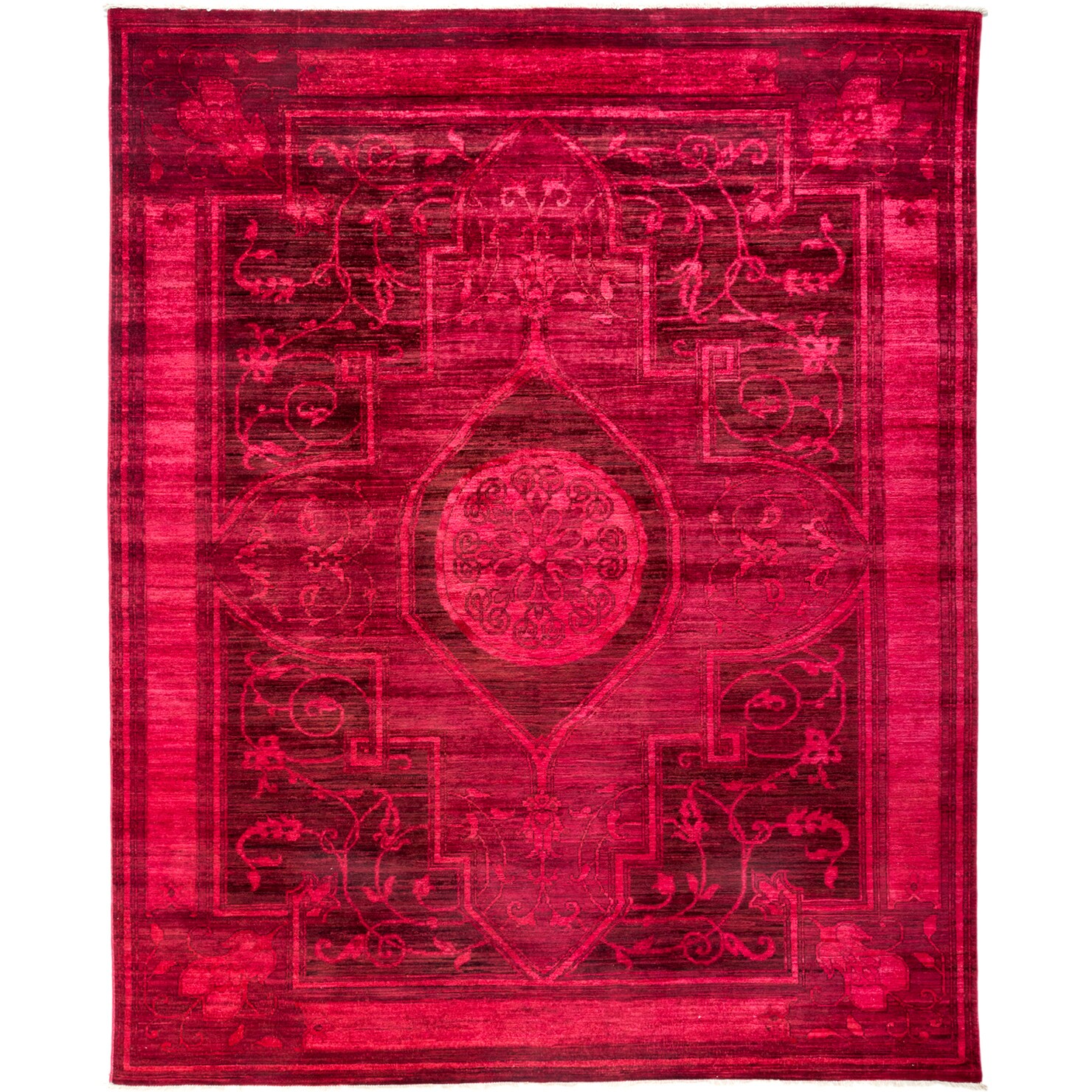 Overton Overdyed Iskabah Hand Knotted Area Rug (8' X 9'8") - 8' x 9'8"/Surplus
