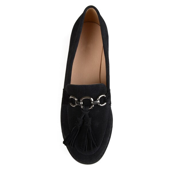 suede tassel loafers womens