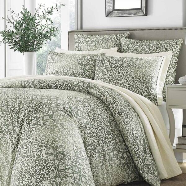 Shop Gracewood Hollow Gandzak Green Comforter Set On Sale Free